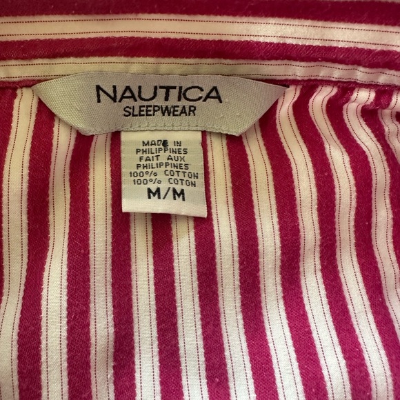 Nautica Candy Stripe 100% Cotton 2 pc Pajama Set  ▪️ Size M - Picture 8 of 10